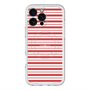 スリムプロテクションプレミアムケース with MagSafe［ Small Border - Red ］