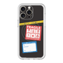 スリムプロテクションプレミアムケース with MagSafe［ FRAGILE Stickers - Black ］