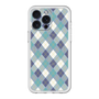 スリムプロテクションプレミアムケース with MagSafe［ Argyle - Blue ］