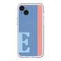 スリムプロテクションプレミアムケース with MagSafe［ オリジナル - initial color line - E blue ］