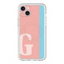 スリムプロテクションプレミアムケース with MagSafe［ オリジナル - initial color line - G pink ］