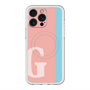スリムプロテクションプレミアムケース with MagSafe［ オリジナル - initial color line - G pink ］