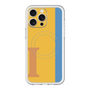 スリムプロテクションプレミアムケース with MagSafe［ オリジナル - initial color line - I orange ］