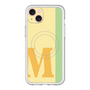 スリムプロテクションプレミアムケース with MagSafe［ オリジナル - initial color line - M yellow ］