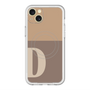 スリムプロテクションプレミアムケース with MagSafe［ オリジナル - initial two tone - D brown ］