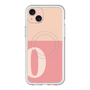 スリムプロテクションプレミアムケース with MagSafe［ オリジナル - initial two tone - O pink ］