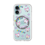 スリムプロテクションプレミアムケース with MagSafe［ クリアソン新宿 - くりあにゃん - 総柄 ］