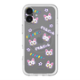 スリムプロテクションプレミアムケース with MagSafe［ クリアソン新宿 - くりあにゃん - 総柄 ］