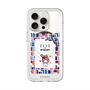 スリムプロテクションプレミアムケース with MagSafe［ ELLE×マイメロディ＆クロミ - トリコロールカラーグラフィック5 ］