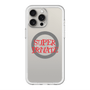 スリムプロテクションプレミアムケース with MagSafe［ SUPER PRIVATE - ロゴ - Metal ］