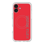 スリムプロテクションプレミアムケース with MagSafe［ SUPER PRIVATE - ロゴ - Red ］