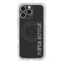 スリムプロテクションプレミアムケース with MagSafe［ SUPER PRIVATE - ロゴ - Black ］