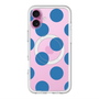 スリムプロテクションプレミアムケース with MagSafe［ シンプルドット - Blue ］