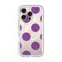 スリムプロテクションプレミアムケース with MagSafe［ シンプルドット - Purple ］