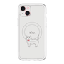 スリムプロテクションプレミアムケース with MagSafe［ 蝶ネクタイねこ - White ］