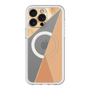 スリムプロテクションプレミアムケース with MagSafe［ マーブルトライアングルパレット - Orange ］