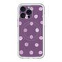スリムプロテクションプレミアムケース with MagSafe［ 水彩ドット・レトロカラー - Purple ］