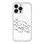 スリムプロテクションプレミアムケース with MagSafe［ Coexist No.2 - White ］