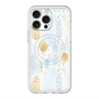 スリムプロテクションプレミアムケース with MagSafe［ 北欧水彩 - 02 ］