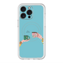 スリムプロテクションプレミアムケース with MagSafe［ Teatime - Blue ］