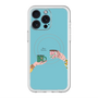 スリムプロテクションプレミアムケース with MagSafe［ Teatime - Blue ］
