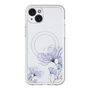 スリムプロテクションプレミアムケース with MagSafe［ Natural Flower - blue ］