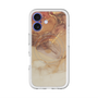 スリムプロテクションプレミアムケース with MagSafe［ Marble Brown ］