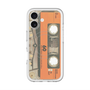 スリムプロテクションプレミアムケース with MagSafe［ RETORO CASSETTE TAPE - Skeleton Orange ］