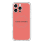 スリムプロテクションプレミアムケース with MagSafe［ NATURAL COMMODITY Red ］