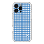 スリムプロテクションプレミアムケース with MagSafe［ Checkered Blue - ギンガムチェック ブルー ］