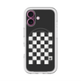 スリムプロテクションプレミアムケース with MagSafe［ Racing checkered flag - レーシングチェッカーフラッグ ］