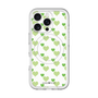 スリムプロテクションプレミアムケース with MagSafe［ Stripe Hearts - Green ］