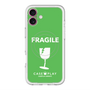 スリムプロテクションプレミアムケース with MagSafe［ FRAGILE - Green ］
