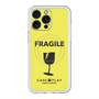 スリムプロテクションプレミアムケース with MagSafe［ FRAGILE - Yellow ］