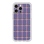 スリムプロテクションプレミアムケース with MagSafe［ Tartan Check - Purple ］