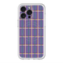 スリムプロテクションプレミアムケース with MagSafe［ Tartan Check - Purple ］