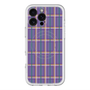 スリムプロテクションプレミアムケース with MagSafe［ Tartan Check - Purple ］