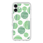 スリムプロテクションプレミアムケース with MagSafe［ Nordic Dot - Green ］
