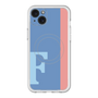 スリムプロテクションプレミアムケース with MagSafe［ オリジナル - initial color line - F blue ］