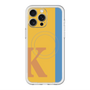 スリムプロテクションプレミアムケース with MagSafe［ オリジナル - initial color line - K orange ］