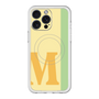 スリムプロテクションプレミアムケース with MagSafe［ オリジナル - initial color line - M yellow ］