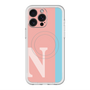 スリムプロテクションプレミアムケース with MagSafe［ オリジナル - initial color line - N pink ］
