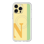 スリムプロテクションプレミアムケース with MagSafe［ オリジナル - initial color line - N yellow ］