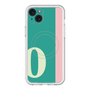 スリムプロテクションプレミアムケース with MagSafe［ オリジナル - initial color line - O green ］