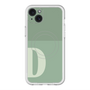 スリムプロテクションプレミアムケース with MagSafe［ オリジナル - initial two tone - D green ］
