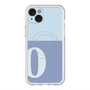 スリムプロテクションプレミアムケース with MagSafe［ オリジナル - initial two tone - O blue ］
