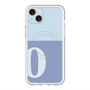 スリムプロテクションプレミアムケース with MagSafe［ オリジナル - initial two tone - O blue ］