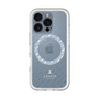 スリムプロテクションプレミアムケース with MagSafe［ LANVIN COLLECTION - ロゴパターン - ブルー ］