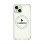 スリムプロテクションプレミアムケース with MagSafe［ オリジナル - caseplayロゴ - ブラック/D ］