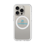 スリムプロテクションプレミアムケース with MagSafe［ オリジナル - caseplayロゴ - ライトブルー/D ］